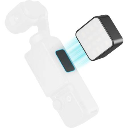 SmallRig 5446 - mała lampa LED z magnesem do kamer sportowych i smartfonów - przykład użycia